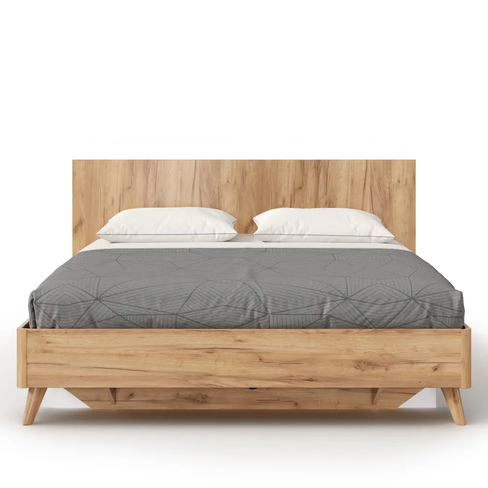 Кровать двуспальная 1600 Марта-2 с подъёмным механизмом (Дуб золотой) | Интернет магазин Масса Мебель