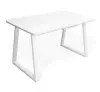 Стол раздвижной SHT-T40/130-160 белый глянцевый / белый (SHF)