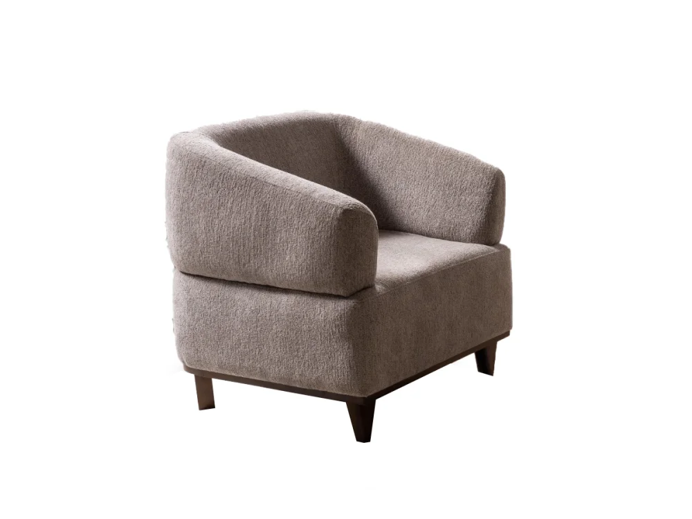 Кресло дизайнерское Dante Bergere Mooka 020 Beige, велюр (Турция)
