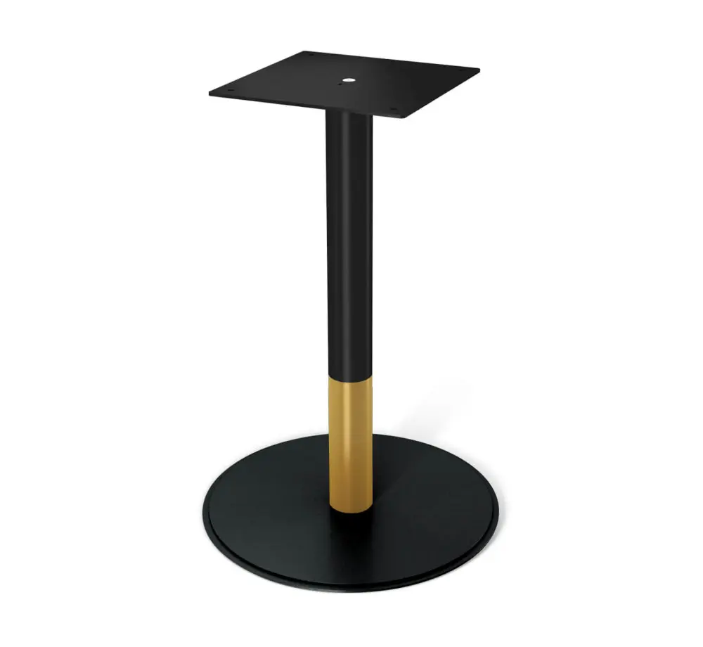 Стол обеденный круглый SHT-TU43/TT32 d-80 МДФ/стекло античный белый/черный металл/золото (SHF) снято | Интернет магазин Масса Мебель