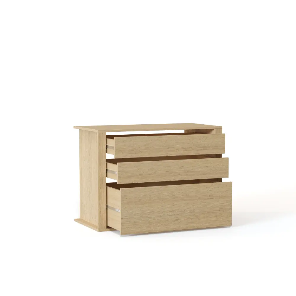 NEO Блок с тремя ящиками 966х696х480 Эггер Дуб Виченца H3157 ST12 - интернет магазин Масса Мебель