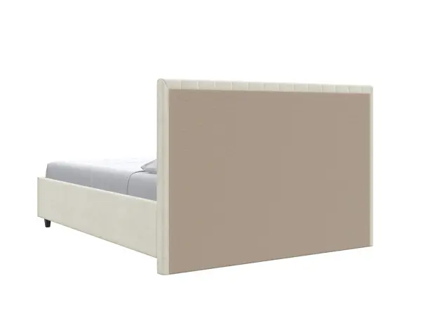 Кровать мягкая двуспальная Саманта 140х200 (MSS) (Бежевый)