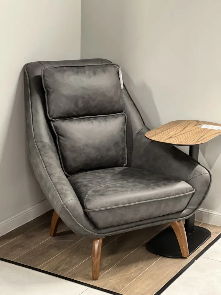 Кресло MONZA эко-замша (Турция) (Серый)