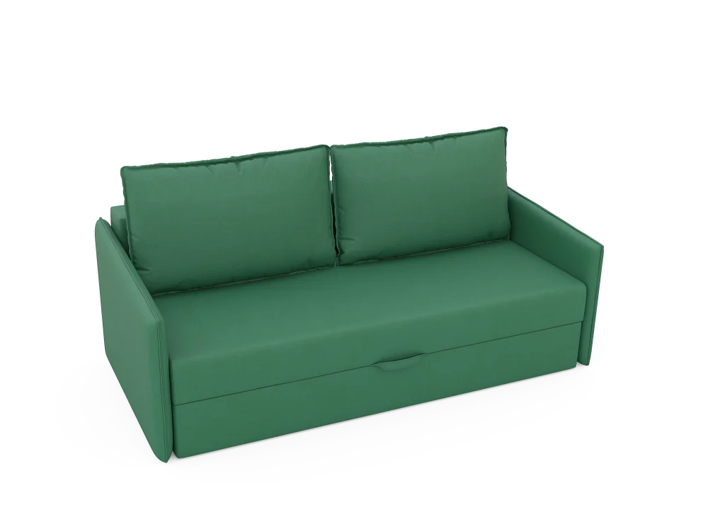Диван прямой Лиссабон F- 667 зеленый, Massa