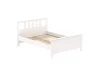 Кровать двуспальная Сага 160х200 белая (GL)