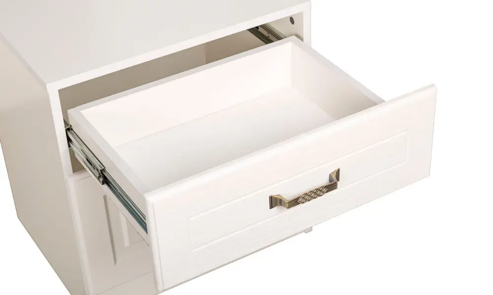 Тумба Ливерпуль 08.146 белый ясень/ваниль (Mob) | Интернет магазин Масса Мебель