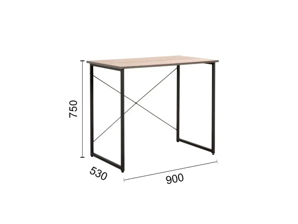 Стол Трувор 12.98  N Дуб Гранж Песочный (Mob) | Интернет магазин Масса Мебель