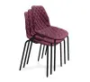 Стул мягкий SHT-ST29-C12/S130 HD ежевичное вино / черный муар (SHF) | Интернет магазин Масса Мебель