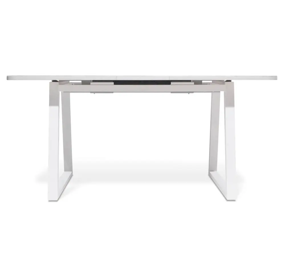 Стол раздвижной SHT-T40/130-160 белый глянцевый / белый (SHF) | Интернет магазин Масса Мебель