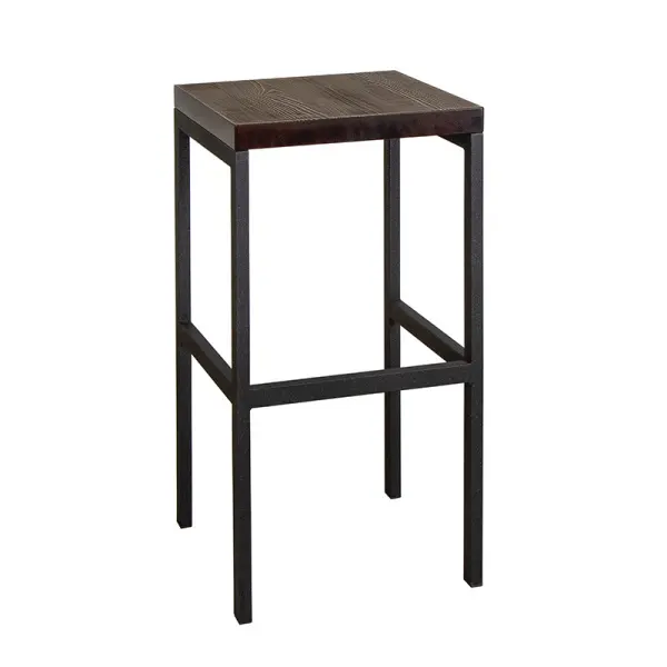 Стул барный №1 XXL ARG (Орех средний/браширование)