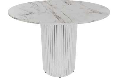 Стол обеденный раскладной Рафаэль (Белый матовый)