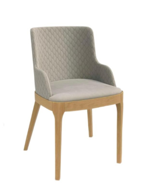 Стул мягкий Лумиер (Светлый Дуб/Бежевый)