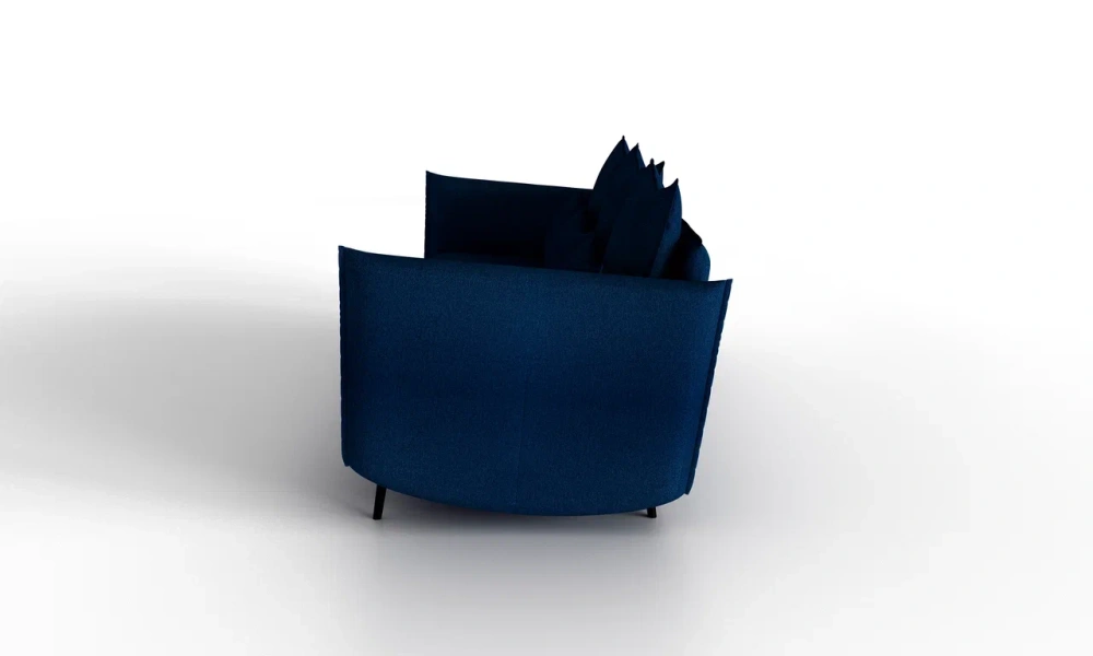 Диван прямой 3х местный Бали синий (MG) Диван прямой 3х местный Бали синий (MG) | Интернет магазин Масса Мебель