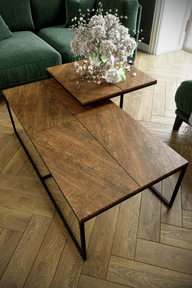 Стол журнальный Эклектик дуб американский (KL) | Интернет магазин Масса Мебель