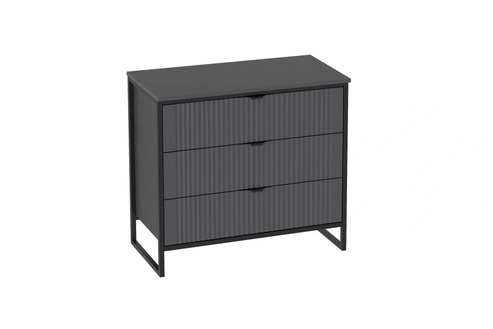 Комплект мебели для спальни Нора Металл Бруклин/Графит (MEBG) | Интернет магазин Масса Мебель