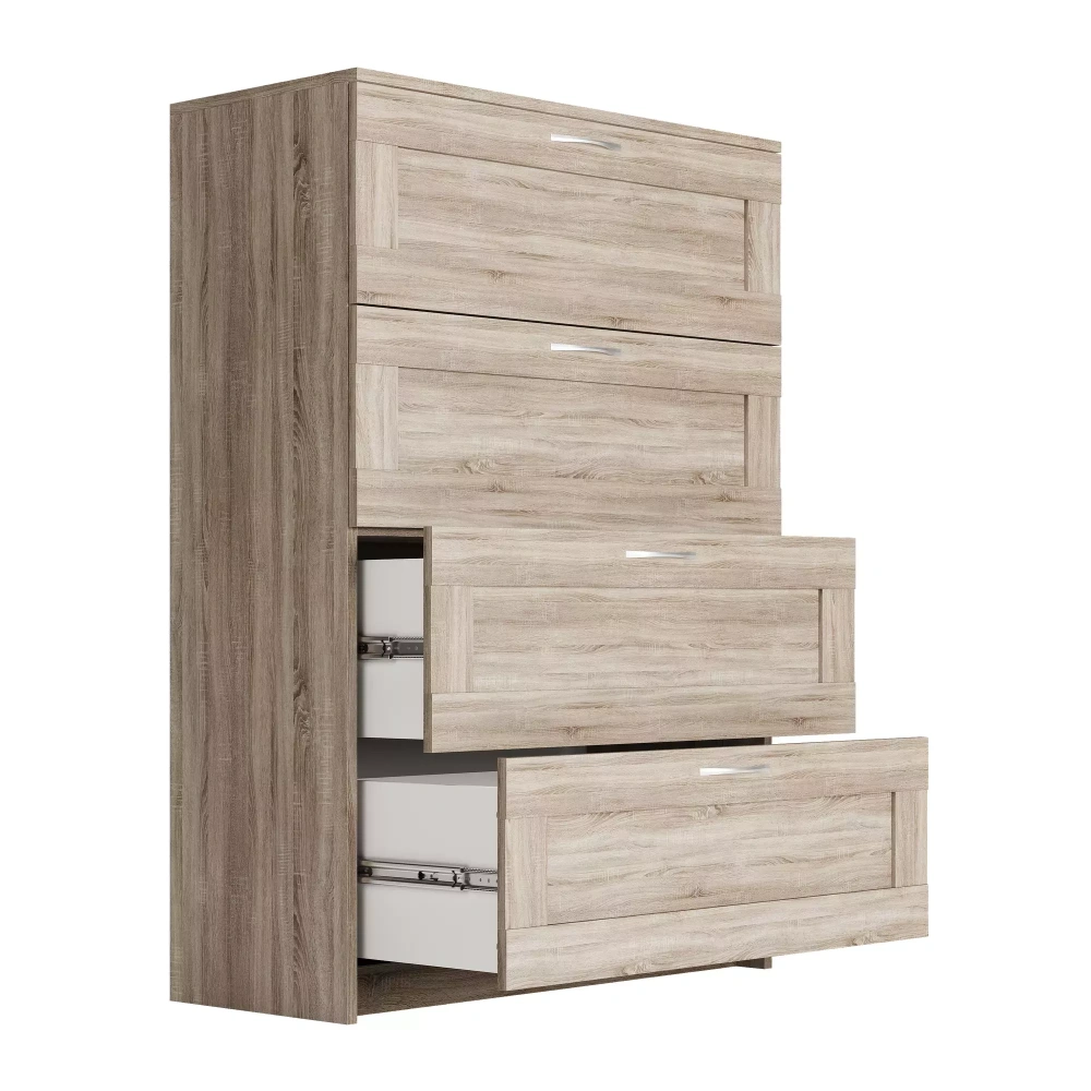 Комод Сириус 4 ящика дуб сонома (GL) | Интернет магазин Масса Мебель