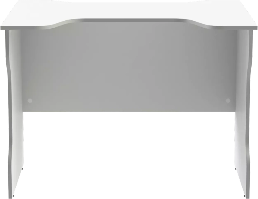 Cтол компьютерный ВАРДИГ K2 100x75 белый/серебристый (GL) | Интернет магазин Масса Мебель