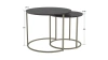 Комплект столов журнальных "Лесли" 2 шт. черный мрамор (KL) Комплект столов журнальных "Лесли" 2 шт. черный мрамор (KL) | Интернет магазин Масса Мебель