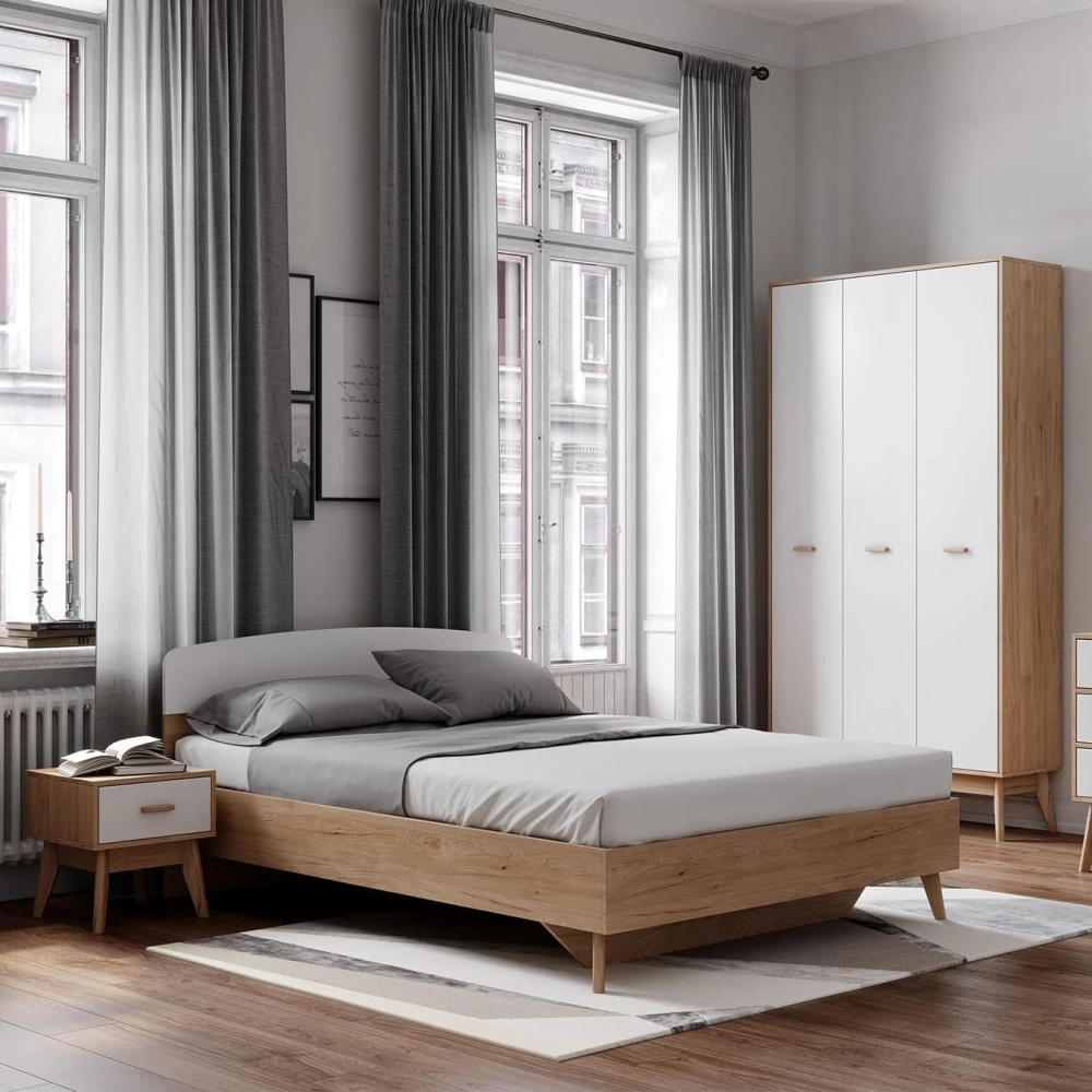 Кровать двухспальная Калгари 140х200 (MEBG) Кровать двухспальная Калгари 140х200 (MEBG) | Интернет магазин Масса Мебель