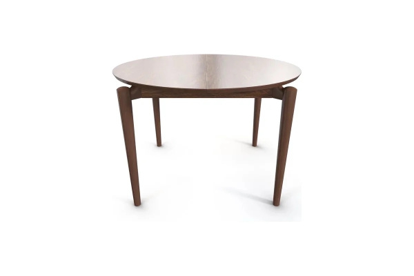 Стол обеденный круглый Морена Светлый Дуб (Темный Орех)