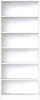 Стеллаж Варма 80 78х198 белый (GL) Стеллаж Варма 80 78х198 белый (GL) | Интернет магазин Масса Мебель
