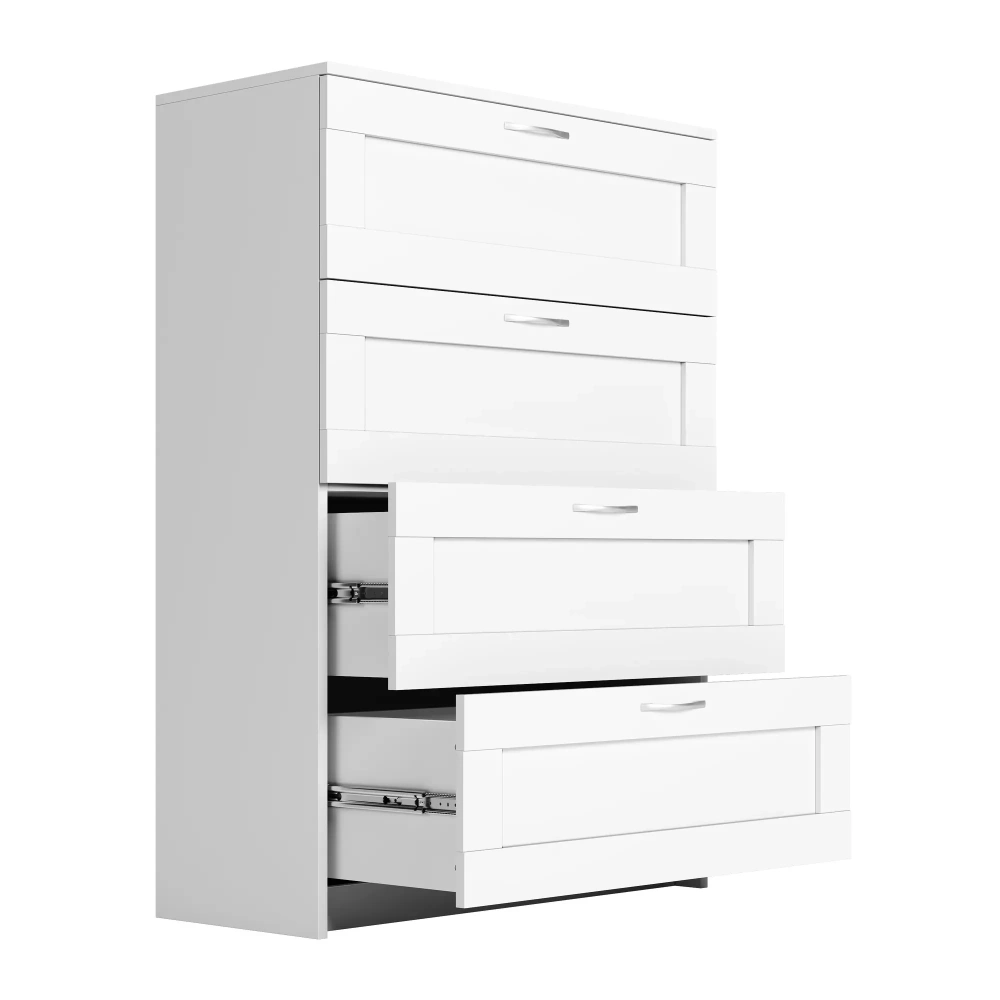 Комод Сириус 4 ящика белый (GL) Комод Сириус 4 ящика белый (GL) | Интернет магазин Масса Мебель
