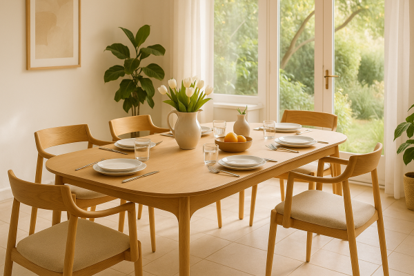 Стол обеденный большой Морена (Светлый Дуб)