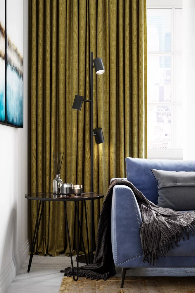 Стол журнальный Рид Glass 530 сахара нуар/черный матовый (KL) | Интернет магазин Масса Мебель