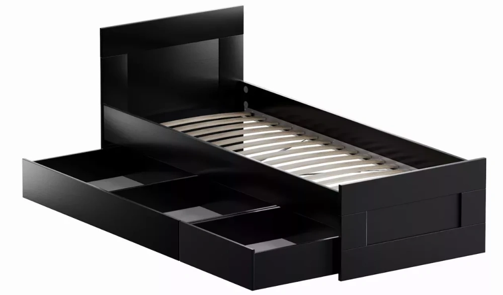 Кровать односпальная Сириус 80х200 венге (GL) Кровать односпальная Сириус 80х200 венге (GL) | Интернет магазин Масса Мебель