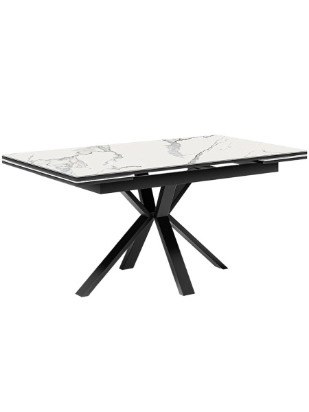 Стол обеденный раскладной Крона (Белый матовый) Стол обеденный раскладной Крона (Белый матовый)