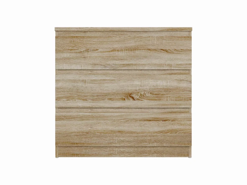 Комод Мальта дуб сонома 3 ящика 80х76 (GL) - интернет магазин Масса Мебель