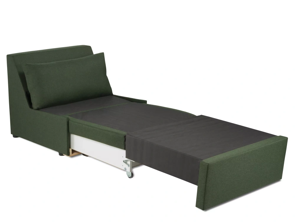 Кресло раскладное для отдыха Йоки рогожка зеленый (GL) | Интернет магазин Масса Мебель