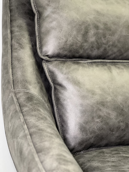 Кресло MONZA эко-замша (Турция) (Серый)