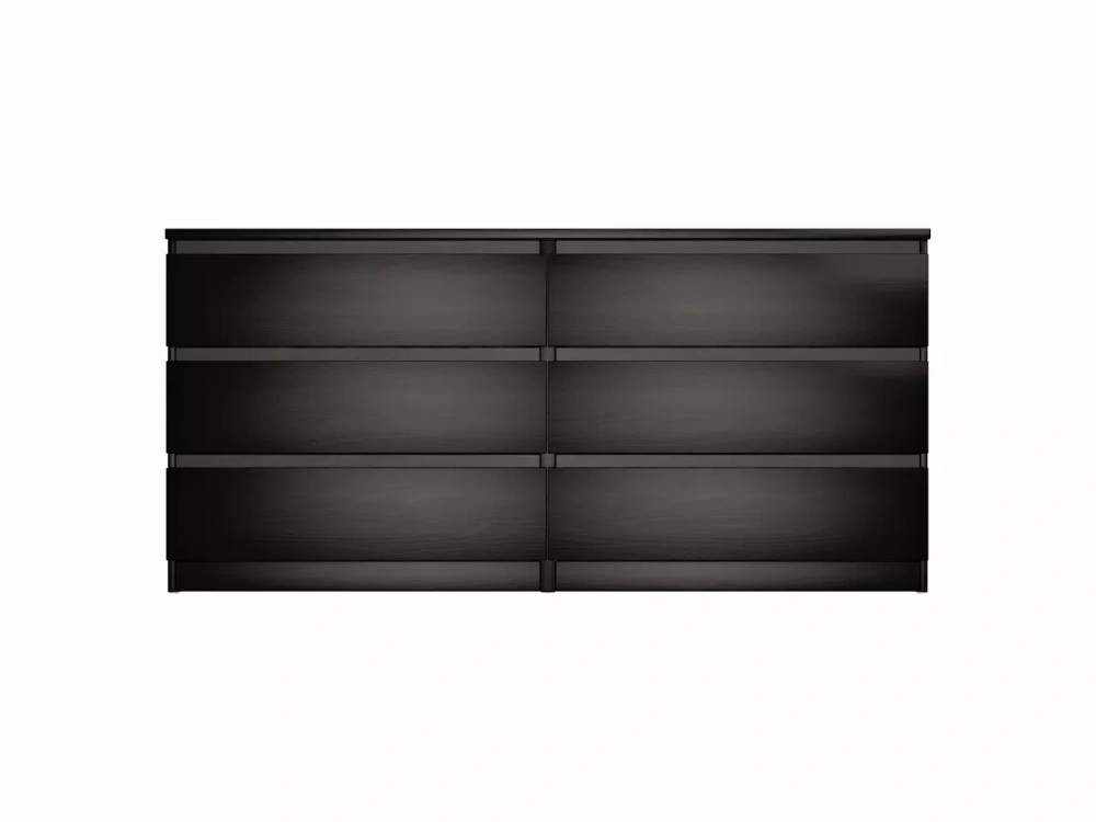 Комод Мальта дуб венге 6 ящиков 160х76 (GL) | Интернет магазин Масса Мебель