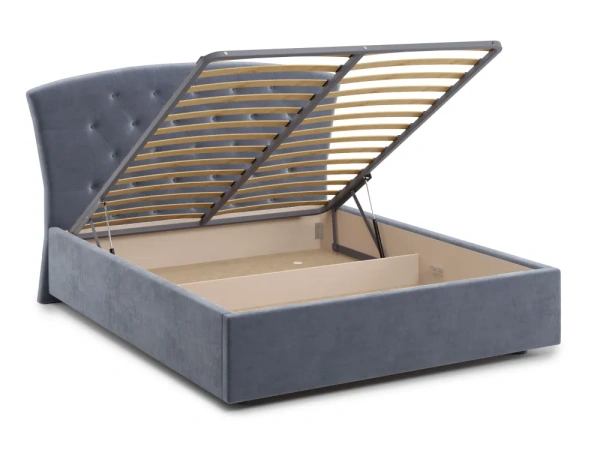 Кровать двуспальная Флоренция 180х200 (Серый)