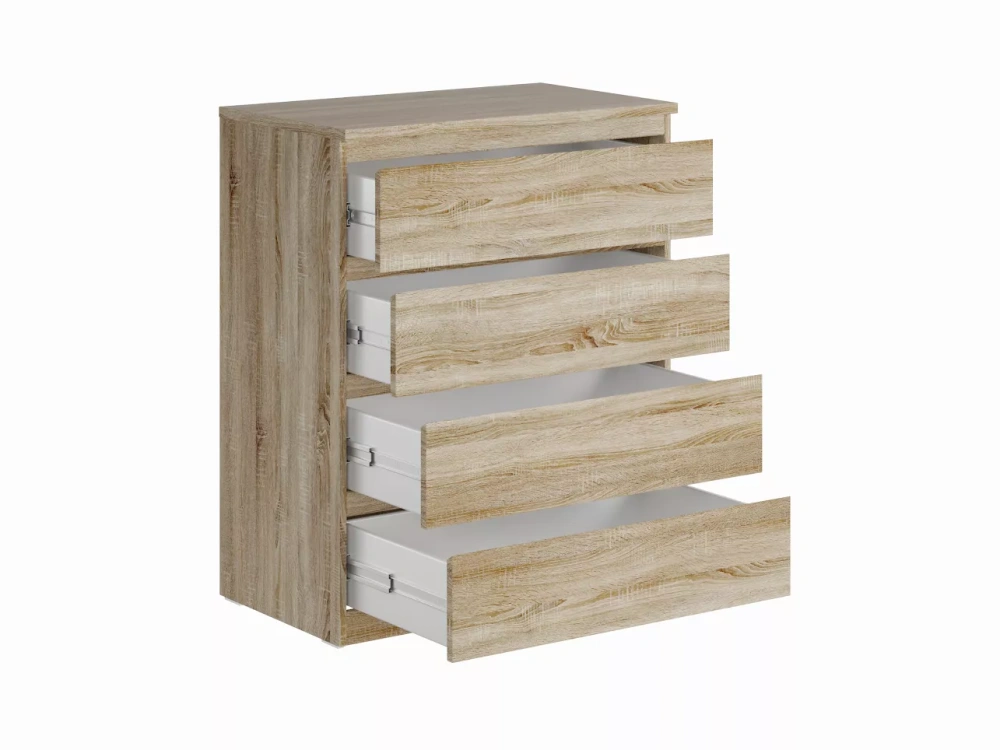 Комод Мальта дуб сонома 4 ящика 80Х99 (GL) | Интернет магазин Масса Мебель