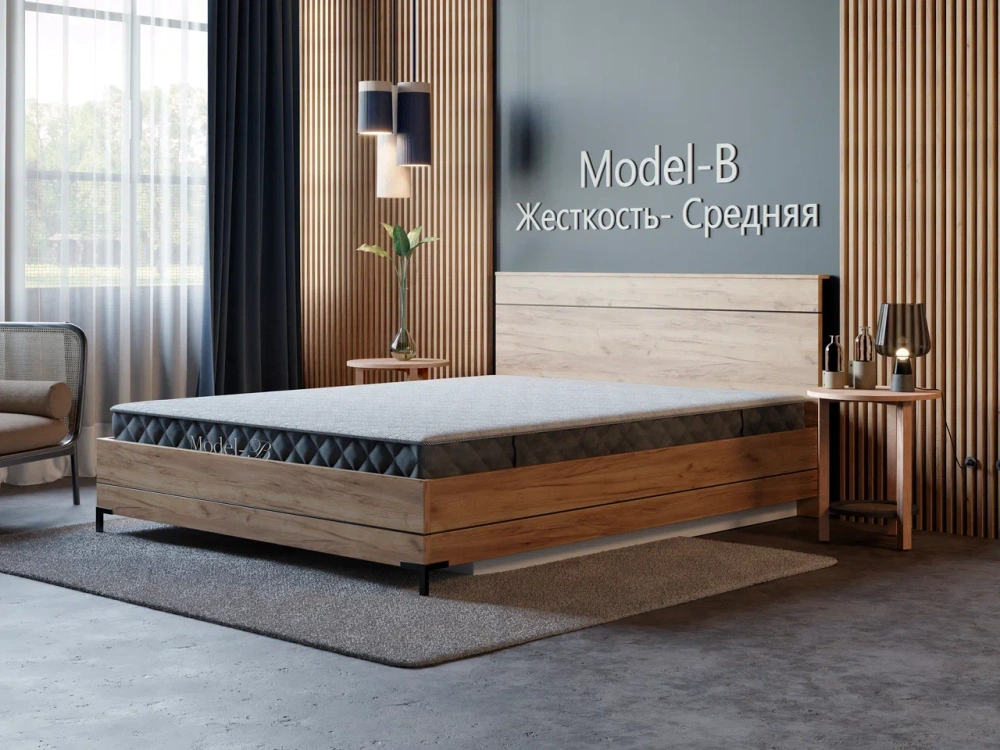 Матрас двуспальный средне жесткий Model-В 140/160/180  (ЛД) | Интернет магазин Масса Мебель