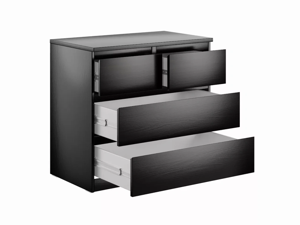 Комод Мальта дуб венге 2+2 ящика 80х76 (GL) | Интернет магазин Масса Мебель