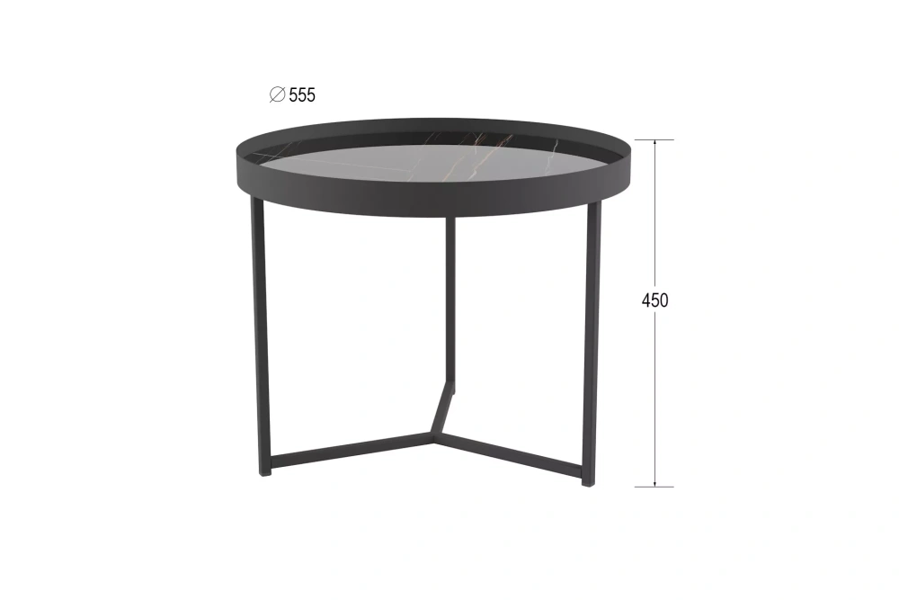 Стол журнальный Тайлер сахара нуар/черный матовый (KL) Стол журнальный Тайлер сахара нуар/черный матовый (KL) | Интернет магазин Масса Мебель