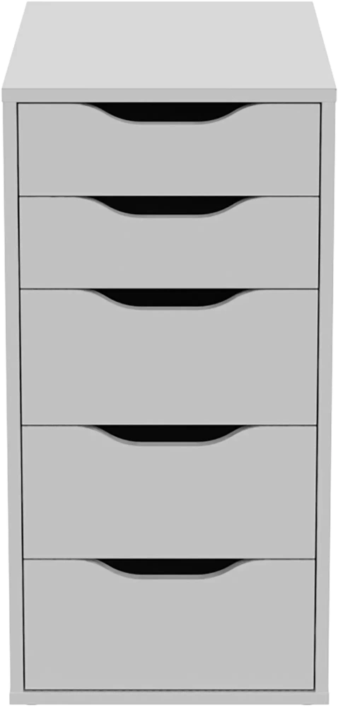 Тумба Ингар 5 ящиков 36Х71 белый (GL) - интернет магазин Масса Мебель