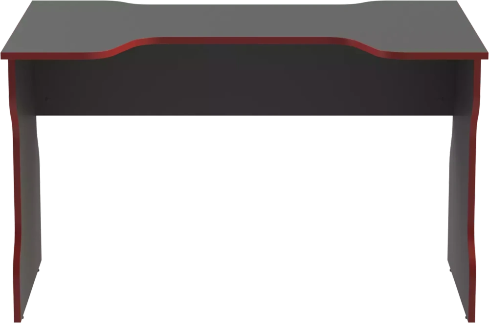 Cтол компьютерный ВАРДИГ K1 120x75 антрацит/красный (GL) | Интернет магазин Масса Мебель