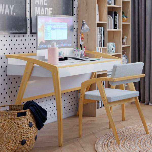 Стол Робин Wood Бруно белый (POP) (Белый)