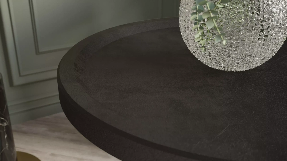 Стол журнальный "Батл" черный лофт (KL) | Интернет магазин Масса Мебель