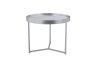 Стол журнальный Тайлер белый/хром (KL) Стол журнальный Тайлер белый/хром (KL)