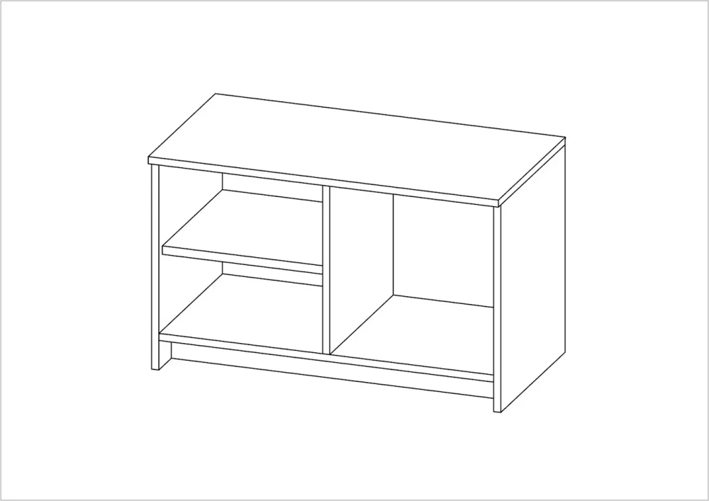 Тумба Сириус 2 двери 78х47 белый (GL) | Интернет магазин Масса Мебель