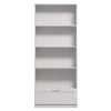 Стеллаж Сириус с 1 ящиком 78х190 белый (GL) Стеллаж Сириус с 1 ящиком 78х190 белый (GL) | Интернет магазин Масса Мебель