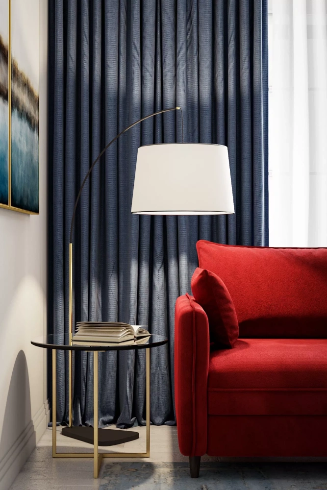 Стол журнальный "Альбано Glass" черный (KL) | Интернет магазин Масса Мебель