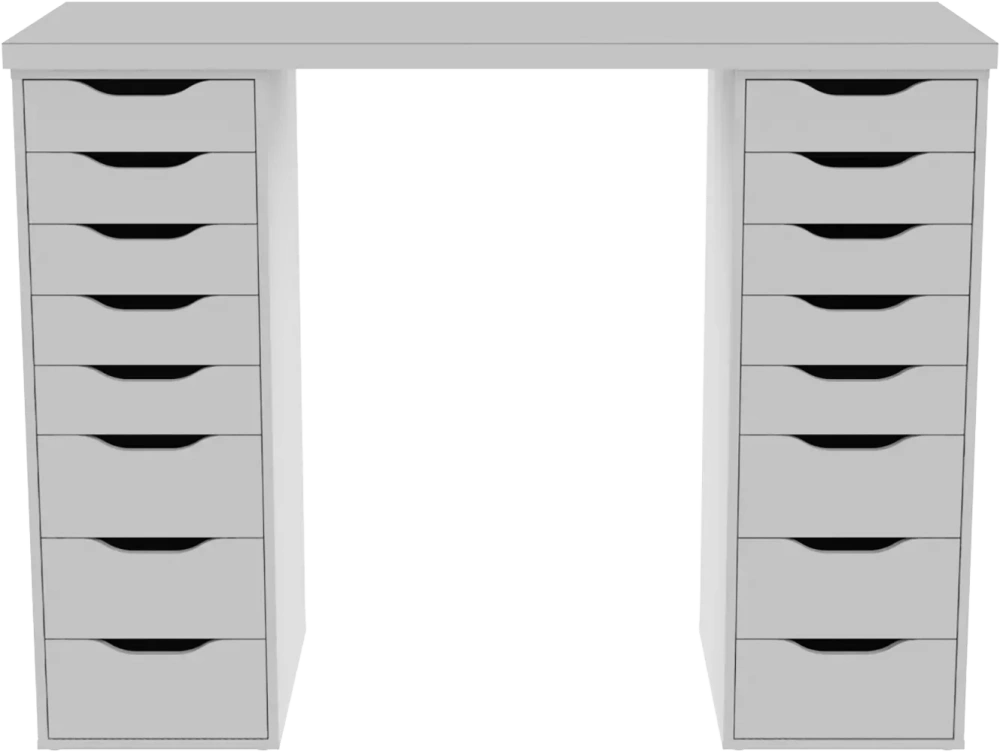 Cтол письменный Ингар 2/88 140x106 белый (GL) | Интернет магазин Масса Мебель
