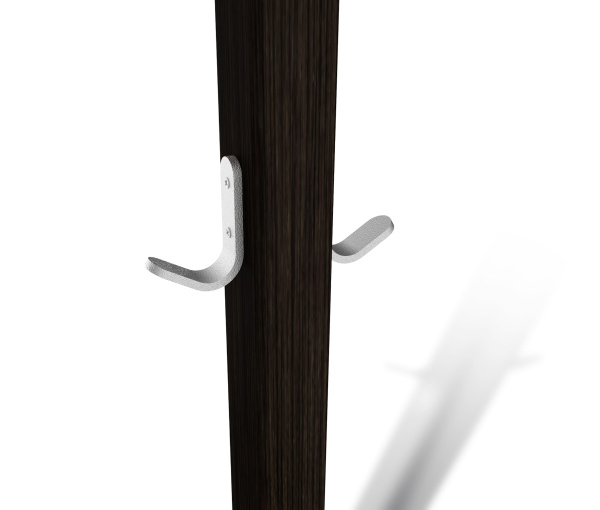 Вешалка напольная Альберо SHT-CR11 венге / алюм.мет (SHF) - интернет магазин Масса Мебель