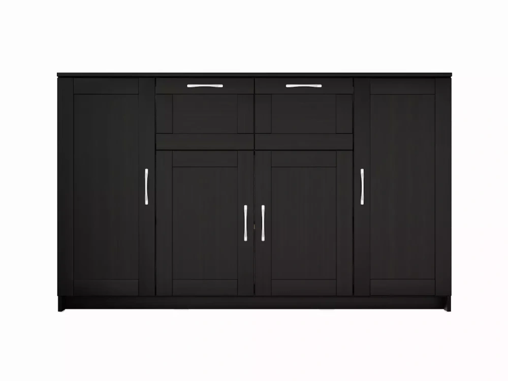 Тумба Сириус 4 двери и 2 ящика 156х95 дуб венге (GL) | Интернет магазин Масса Мебель